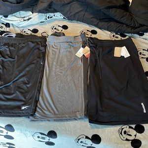 3 pairs 3XL Reebok basketball shorts new, 2 are with tags